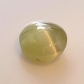 Natural Chrysoberyl cats eye 1.74 Carats Pastel Yellow Green Oval Cabochon 8x7 mm Loose Gemstone - Image 5