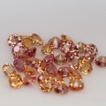 Natural Orange sapphire calibrated 7.06 Carats Orange Round 3x2 mm Loose Gemstone - Image 3