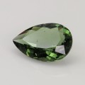 Natural Moldavite 4.18 Carats Hunter Green Pear 15x10 mm Loose Gemstone - Image 3