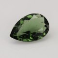 Natural Moldavite 4.18 Carats Hunter Green Pear 15x10 mm Loose Gemstone - Image 6