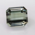Natural Tourmaline 26.16 Carats Ash Green Emerald Cut 16x14 mm Loose Gemstone - Image 7