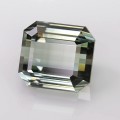 Natural Tourmaline 26.16 Carats Ash Green Emerald Cut 16x14 mm Loose Gemstone - Image 2