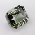 Natural Tourmaline 26.16 Carats Ash Green Emerald Cut 16x14 mm Loose Gemstone - Image 6