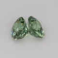 Natural Demantoid garnet pair 0.72 Carats Green Oval 4x3 mm Loose Gemstone - Image 3