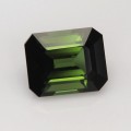 Natural Tourmaline 3.82 Carats Hunter Green Emerald Cut 10x8 mm Loose Gemstone - Image 6