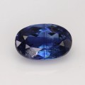 Natural Kyanite 4 Carats Cornflower Blue Oval 11x7 mm Loose Gemstone - Image 1