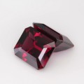 Natural Rhodolite garnet pair 8.27 Carats Purplish Red Emerald Cut 10x8 mm Loose Gemstone - Image 3
