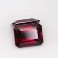 Natural Rhodolite garnet pair 8.27 Carats Purplish Red Emerald Cut 10x8 mm Loose Gemstone - Image 7