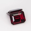 Natural Rhodolite garnet pair 8.27 Carats Purplish Red Emerald Cut 10x8 mm Loose Gemstone - Image 6