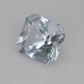 Natural Aquamarine 2.08 Carats Very Light Ice Blue Emerald Cut 8x7 mm Loose Gemstone - Image 3