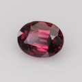 Natural Ruby  0.48 Carats Purplish Red Oval 5x4 mm Loose Gemstone - Image 2