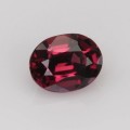 Natural Ruby  0.48 Carats Purplish Red Oval 5x4 mm Loose Gemstone - Image 1