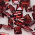 Natural Spessartite garnet 46 Carats Coke Red  Emerald 7x5 mm Loose Gemstone - Image 3