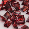 Natural Spessartite garnet 46 Carats Coke Red  Emerald 7x5 mm Loose Gemstone - Image 2