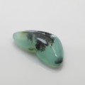 Natural Peru opal 14.76 Carats Paraiba Blue Green Fancy Heart 28x15 mm Loose Gemstone - Image 1