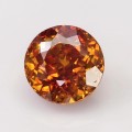 Natural Sphalerite 6.89 Carats Sunset Orange Round 11x7 mm Loose Gemstone - Image 7
