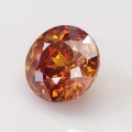 Natural Sphalerite 6.89 Carats Sunset Orange Round 11x7 mm Loose Gemstone - Image 2