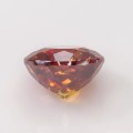 Natural Sphalerite 6.89 Carats Sunset Orange Round 11x7 mm Loose Gemstone - Image 3