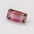Natural Tourmaline 5.23 Carats Pink to Champagne Emerald Cut 13x7 mm Loose Gemstone - Image 3