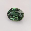 Natural Sapphire 0.88 Carats Green Oval 6x5 mm Loose Gemstone - Image 2