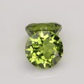 Natural Peridot pair 8.46 Carats Green Round 10x6 mm Loose Gemstone - Image 1