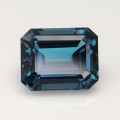 Natural Topaz 33.70 Carats London Blue Emerald 20x16 mm Loose Gemstone - Image 7