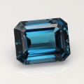 Natural Topaz 33.70 Carats London Blue Emerald 20x16 mm Loose Gemstone - Image 2