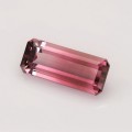 Natural Tourmaline 3.84 Carats Pink to Baby Pink Emerald Cut 14x6 mm Loose Gemstone - Image 3