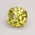 Natural Sapphire 1.83 Carats Golden Yellow Antique Cushion 7x4 mm Loose Gemstone - Image 1