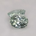 Natural Montebrasite pair 3.71 Carats Baby Mint Green Oval 8x6 mm Loose Gemstone - Image 1