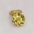 Natural Yellow sapphire pair 1.17 Carats Yellow Round 5x3 mm Loose Gemstone - Image 1
