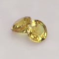 Natural Yellow sapphire pair 1.17 Carats Yellow Round 5x3 mm Loose Gemstone - Image 5