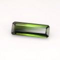Natural Bi-color tourmaline 5.30 Carats Honey Green to Green Emerald 17x6 mm Loose Gemstone - Image 1