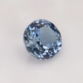 Natural Aquamarine 0.50 Carats Vivid Blue Round 5x3 mm Loose Gemstone - Image 6