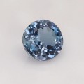 Natural Aquamarine 0.50 Carats Vivid Blue Round 5x3 mm Loose Gemstone - Image 7