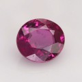Natural Ruby 1.05 Carats Pinkish Red Oval 6x5 mm Loose Gemstone - Image 1