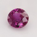 Natural Ruby 1.05 Carats Pinkish Red Oval 6x5 mm Loose Gemstone - Image 2