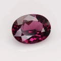 Natural Rhodolite garnet 3.55 Carats Purplish Pink Oval 11x8 mm Loose Gemstone - Image 1