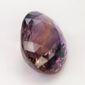 Natural Ametrine 67.23 Carats Purple to Mild Yellow Oval Checker 32x23 mm Loose Gemstone - Image 5