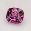 Natural Malaya garnet 1.12 Carats Purplish Pink Cushion 6x5 mm Loose Gemstone - Image 2
