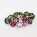 Natural Tourmaline earring round set 9.08 Carats Multicolor Round Mixed Lot Loose Gemstone - Image 7