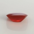 Natural Fire opal 6.07 Carats Fire Orange Cushion Buff Top 16x12 mm Loose Gemstone - Image 4