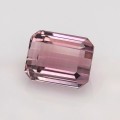 Natural Tourmaline 3.41 Carats Sweet Baby Pink Emerald Cut 9x7 mm Loose Gemstone - Image 2
