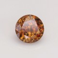 Natural Sphene 1.43 Carats Honey Brown Round 7x4 mm Loose Gemstone - Image 7