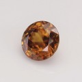 Natural Sphene 1.43 Carats Honey Brown Round 7x4 mm Loose Gemstone - Image 3