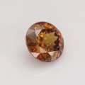 Natural Sphene 1.43 Carats Honey Brown Round 7x4 mm Loose Gemstone - Image 5
