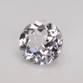 Natural Beryl 3.34 Carats White Round 10x6 mm Loose Gemstone - Image 3