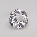 Natural Beryl 3.34 Carats White Round 10x6 mm Loose Gemstone - Image 1