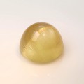 Natural Danburite cats eye 10.59 Carats Yellow Round Cabochon 12x9 mm Loose Gemstone - Image 3