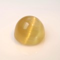 Natural Danburite cats eye 10.59 Carats Yellow Round Cabochon 12x9 mm Loose Gemstone - Image 5